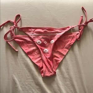 Aerie Pink Cheeky Bikini Bottom